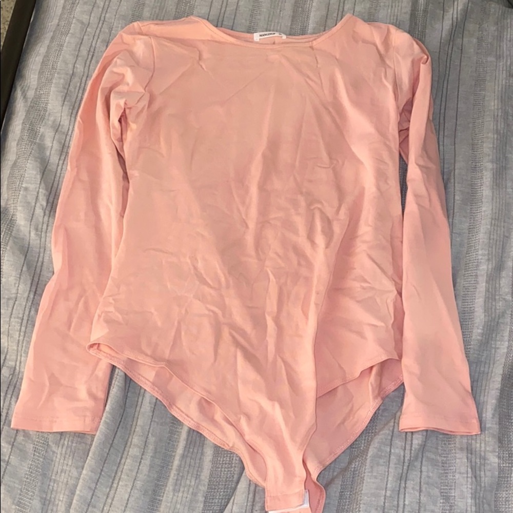 Pink body suit